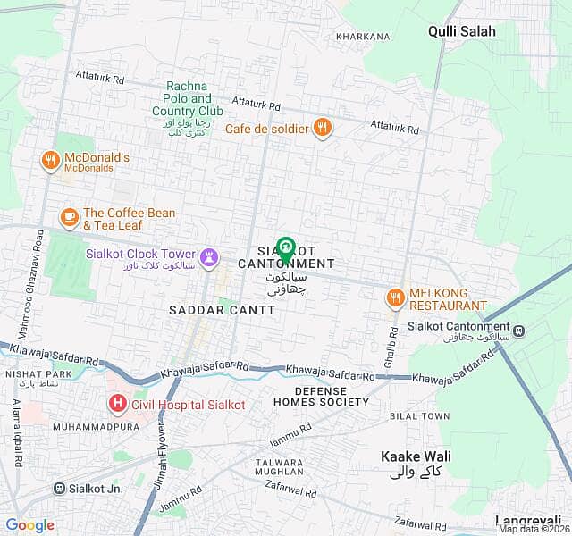 Triple Storey COMMERCIAL SHOP For Sale At CANTT Ghanta Ghar Road Opposite Side Of Retro Pizza in Cantt, Sialkot