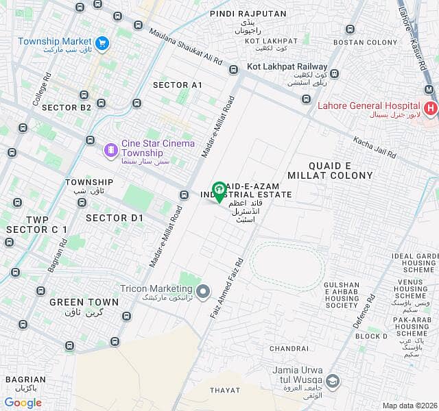 1 KANAL TRIPLE STOREY FACTORY FOR SALE in Lahore, Lahore